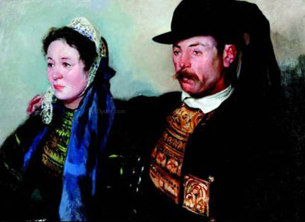 Julio Vila Prades Tipos Regionales - Canvas Print