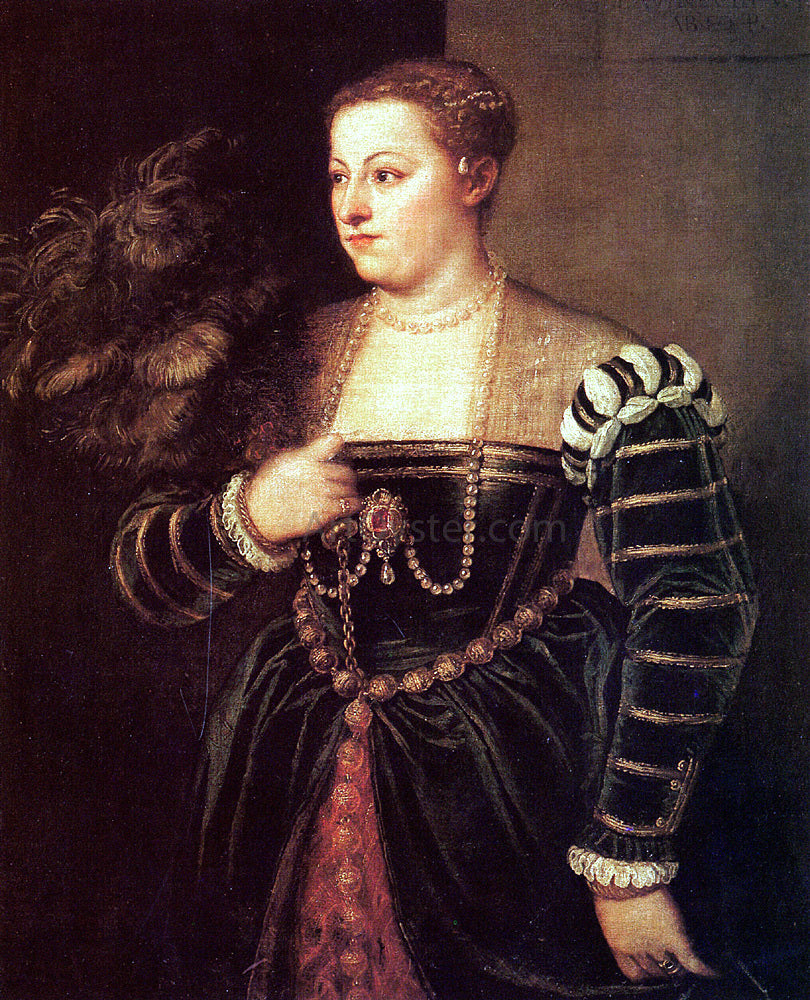 Titian Titian's daughter, Lavinia - Canvas Print