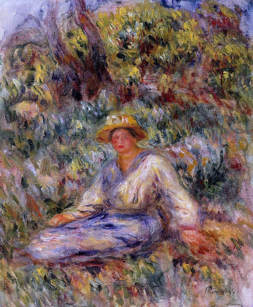 Pierre Auguste Renoir Title Unknown - Canvas Print