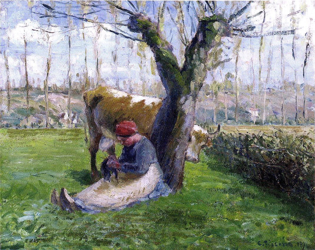 Camille Pissarro Title Unknown - Canvas Print