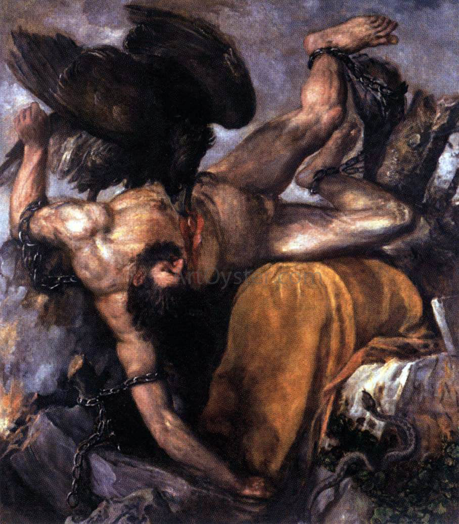 Titian Tityus - Canvas Print