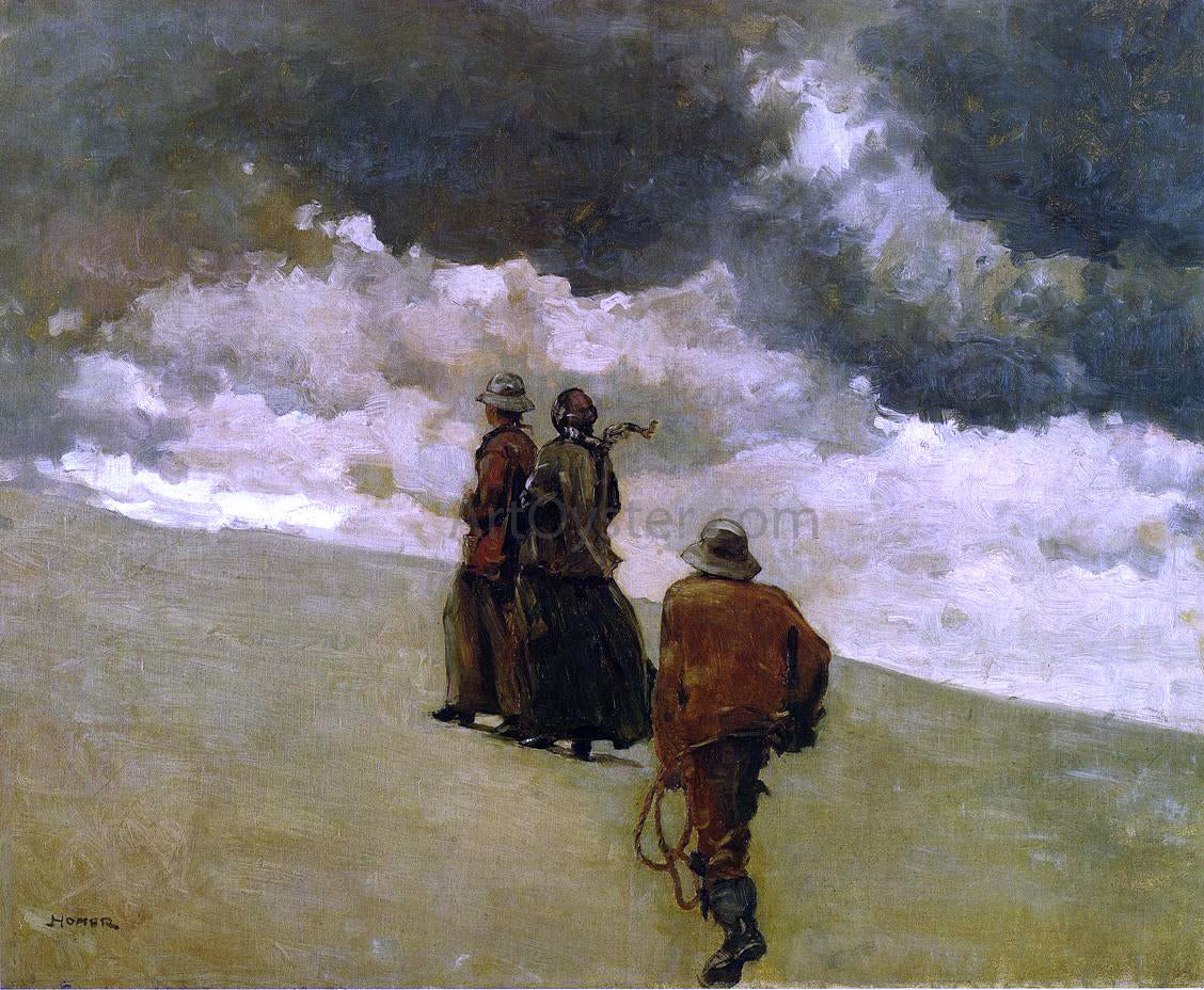 Winslow Homer To the Rescue - Canvas Print