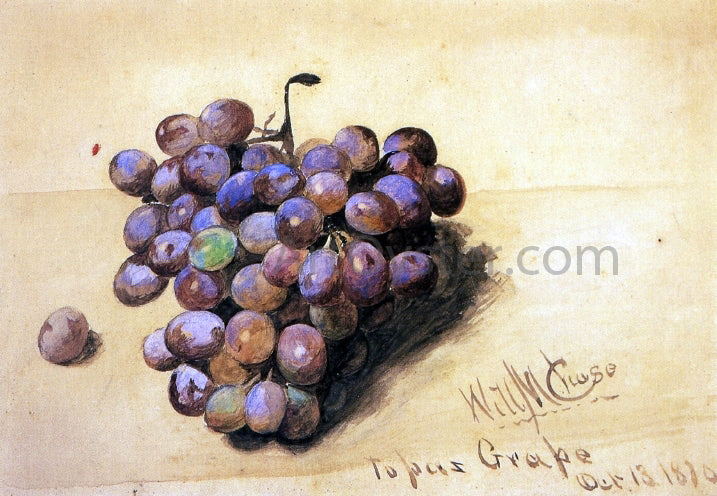 William Merritt Chase Topaz Grapes - Canvas Print