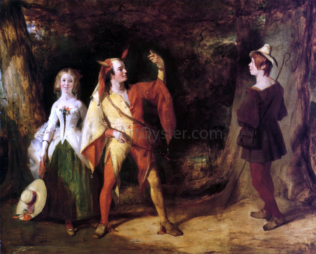 William Knight Keeling Touchstone, Audrey and William - Canvas Print