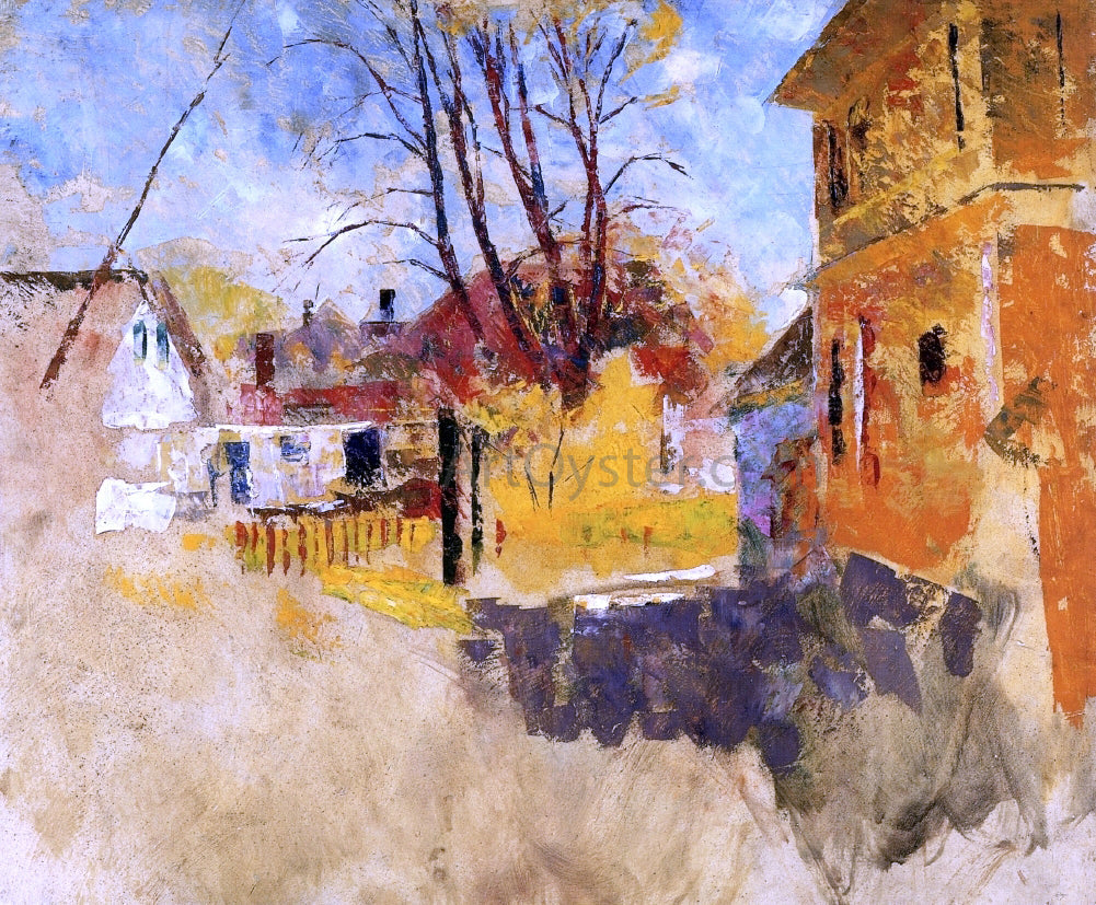 Charles Webster Hawthorne Town View, Provencetown - Canvas Print