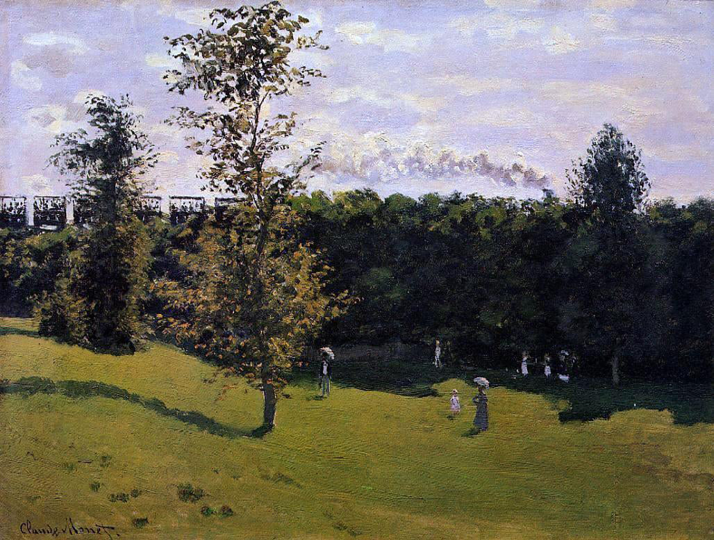 Claude Oscar Monet Train in the Country - Canvas Print