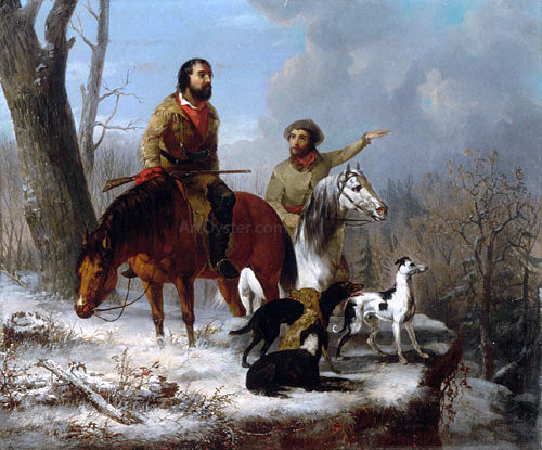 Jonathan Kirkbridge Trego Trappers - Canvas Print