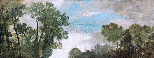 Joseph William Turner Tree Tops and Sky, Guildford Castle, Evening - Canvas Print