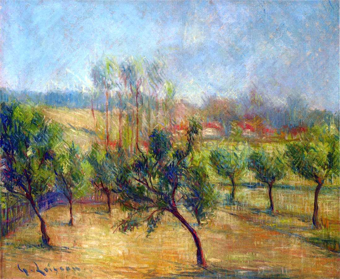 Gustave Loiseau Trees - Canvas Print