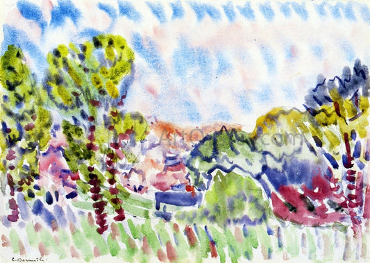 Charles Demuth Trees #5 - Canvas Print