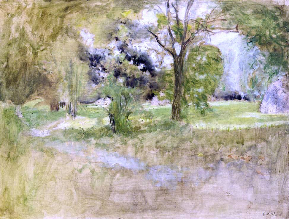 Edouard Vuillard Trees in a Field - Canvas Print