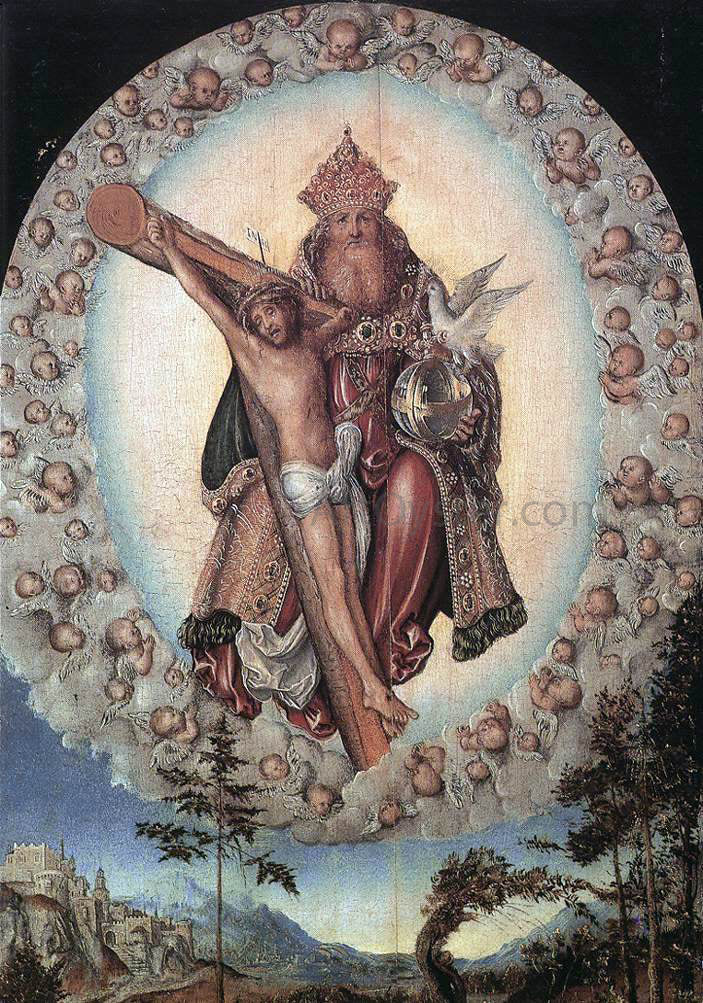 The Elder Lucas Cranach Trinity - Canvas Print
