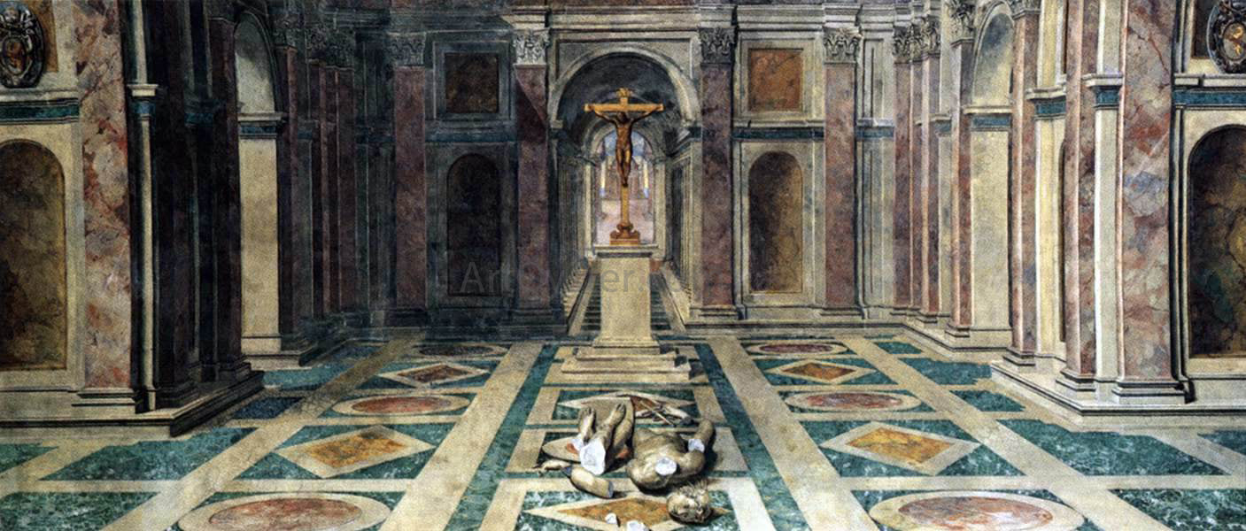 Tommaso Laureti Triumph of Christianity - Canvas Print