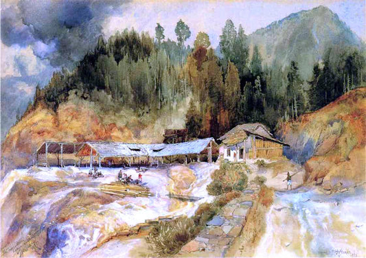 Thomas Moran Trojes Mine - Canvas Print