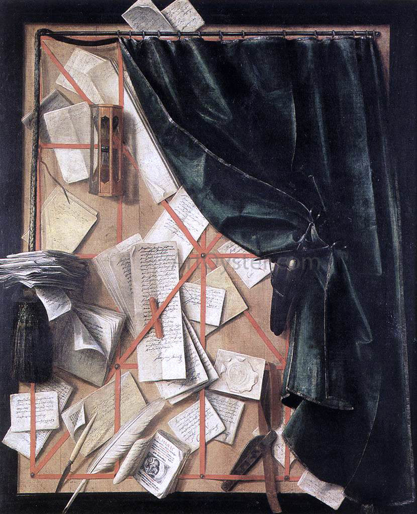 Cornelius Gijsbrechts Trompe l'oeil - Canvas Print