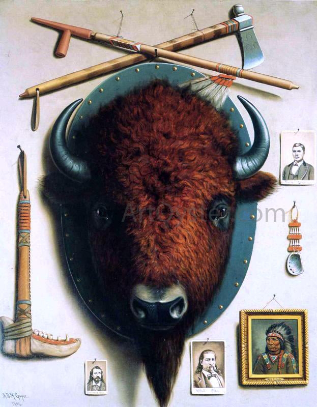 Astley Montague Cooper Trophies of the Frontier - Canvas Print