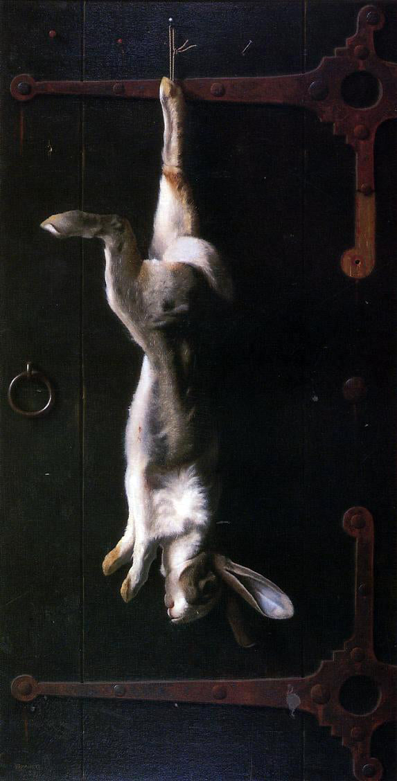 William Michael Harnett Trophy of the Hunt - Canvas Print