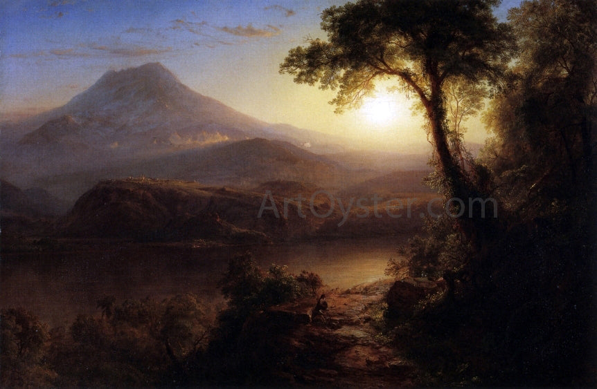 Frederic Edwin Church Tropical Scenery (also known as South American Landscape) - Canvas Print