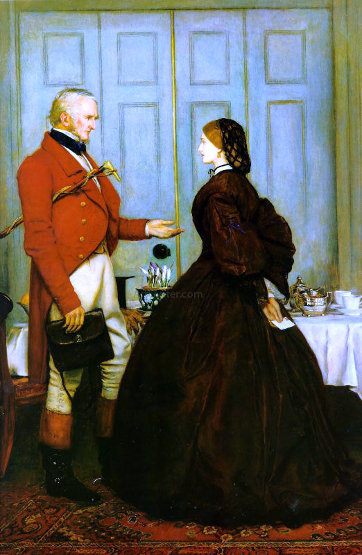Sir Everett Millais Trust Me - Canvas Print