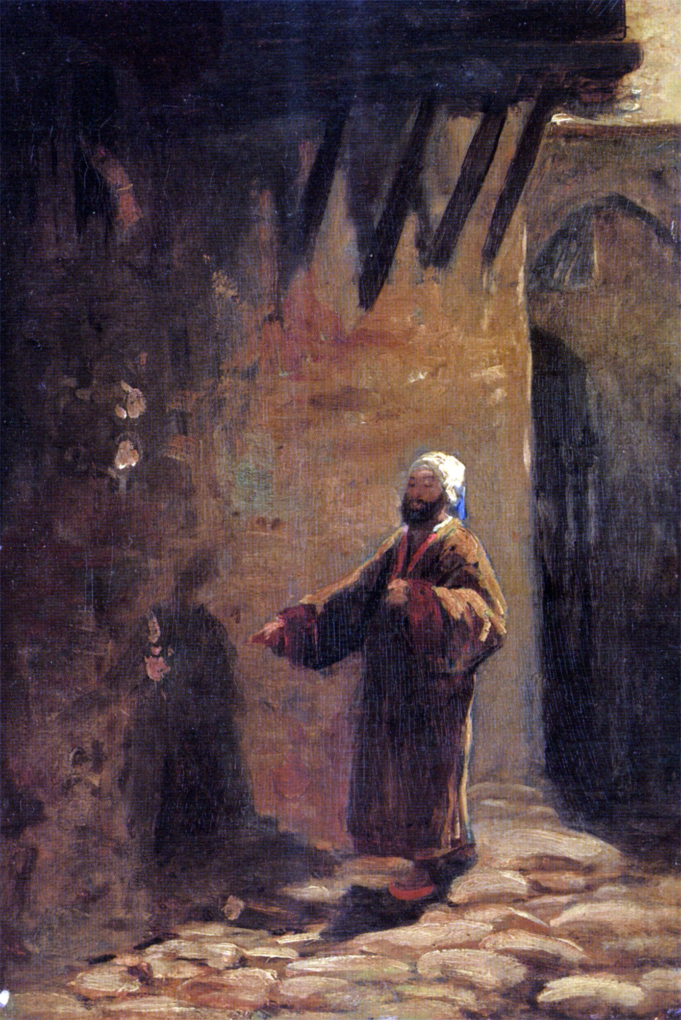 Carl Spitzweg Turke in Enger Gasse - Canvas Print