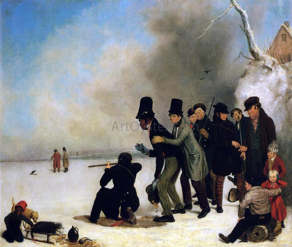 Charles Deas Turkey Shooting - Canvas Print