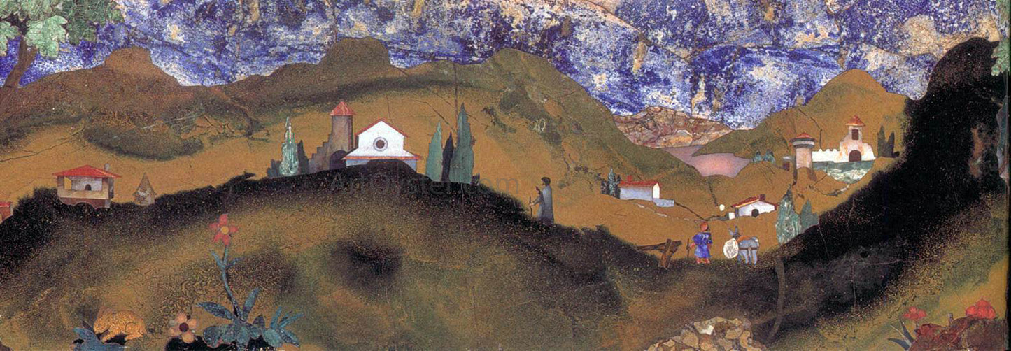 Bernardino Poccetti Tuscan Landscape - Canvas Print