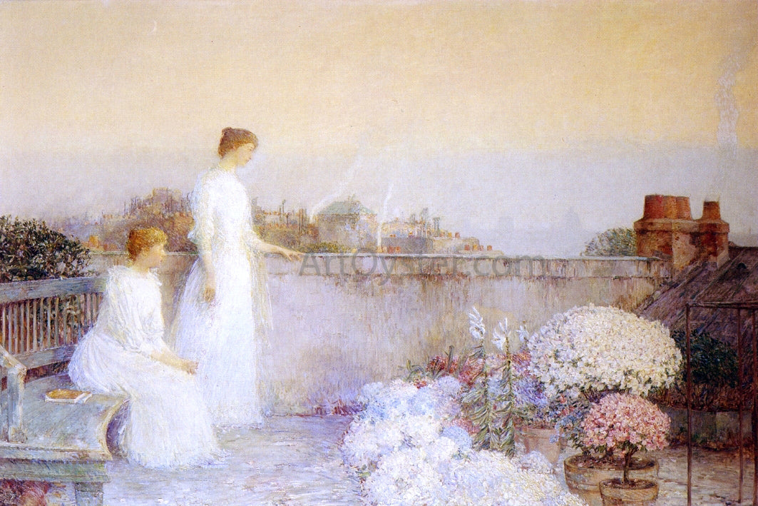 Frederick Childe Hassam A Twilight (also known as Le Crepuscule) - Canvas Print