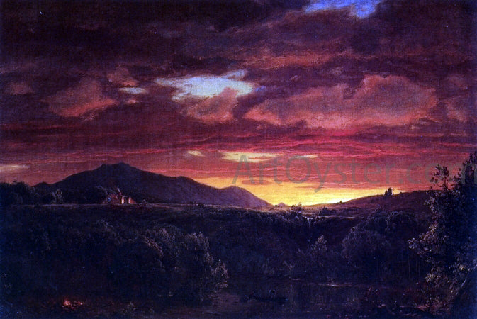 Frederic Edwin Church Twilight - Canvas Print