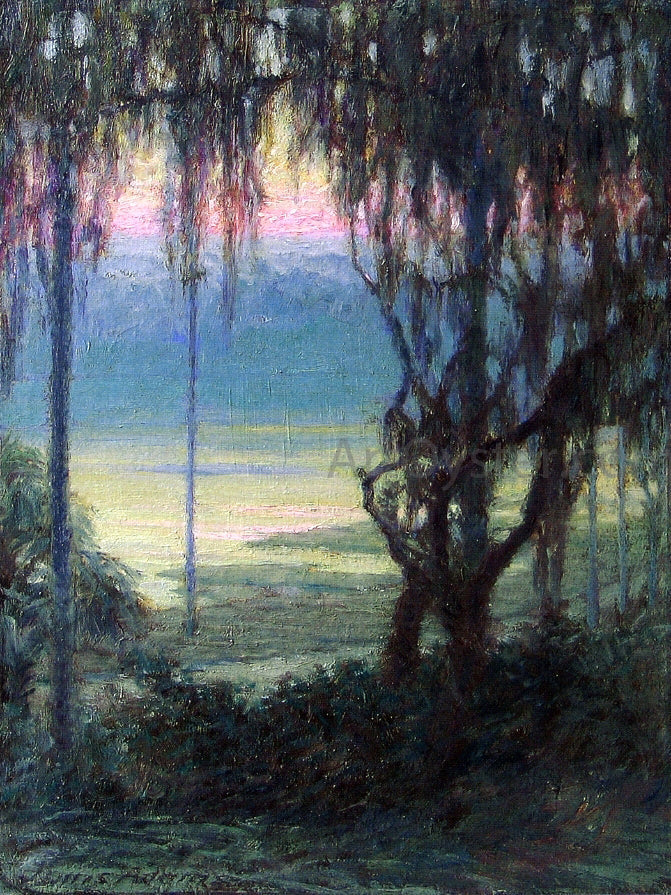 John Ottis Adams Twilight Along the Florida Coast - Canvas Print