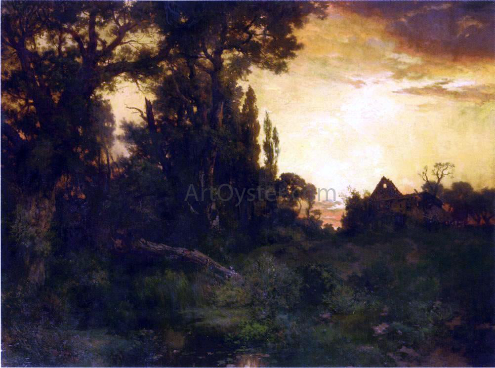 Thomas Moran Twilight - Canvas Print