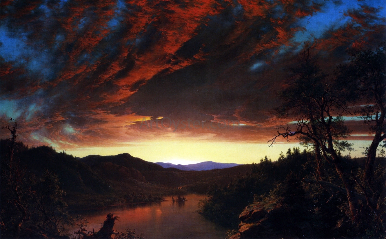 Frederic Edwin Church Twilight in the Wilderness - Canvas Print