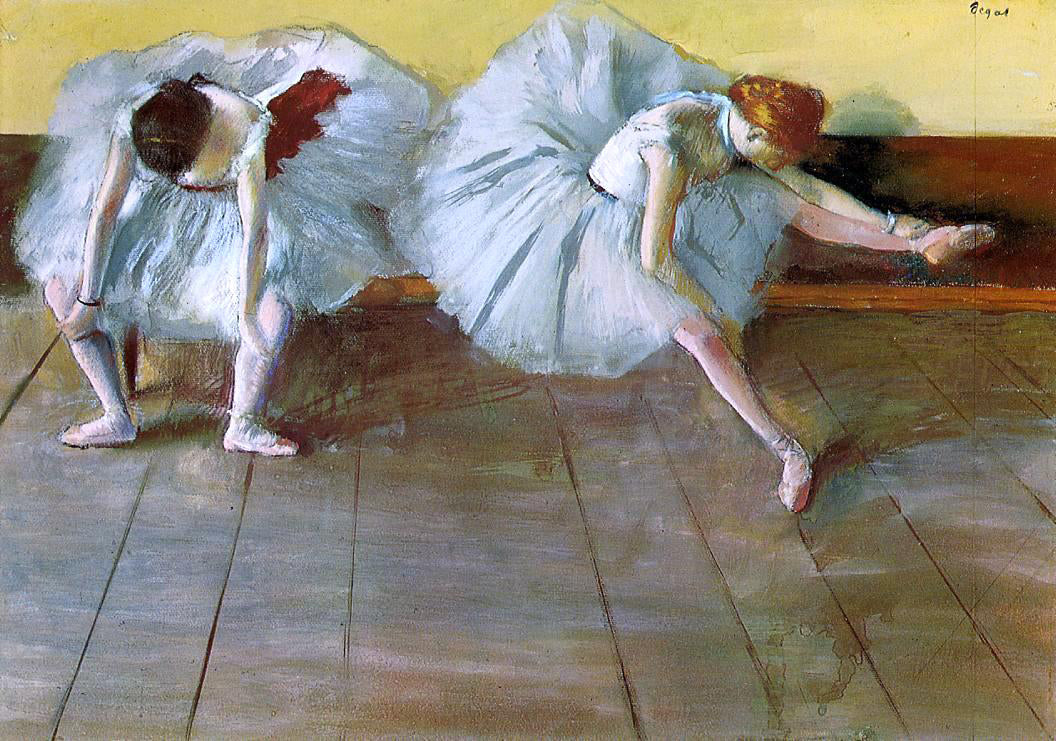 Edgar Degas Two Ballet Dancers - Canvas Print