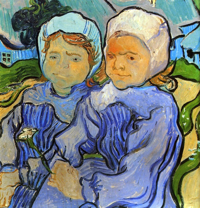Vincent Van Gogh Two Children - Canvas Print