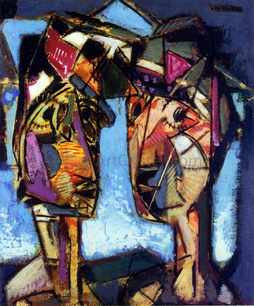Alfred Henry Maurer Two Heads - Canvas Print