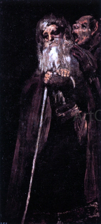 Francisco Jose de Goya Y Lucientes Two Old Men - Canvas Print