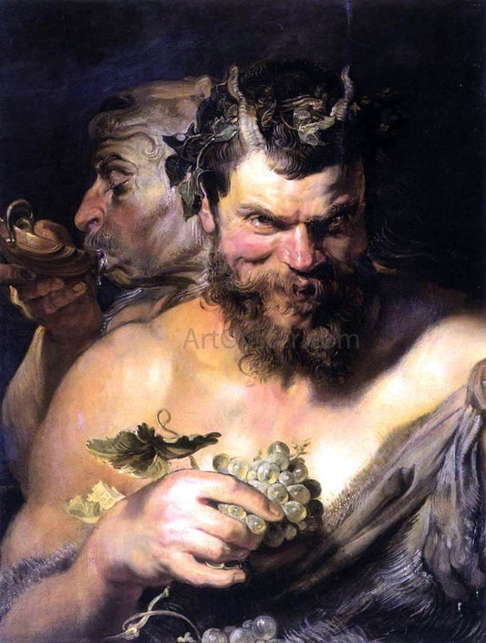 Peter Paul Rubens Two Satyrs - Canvas Print