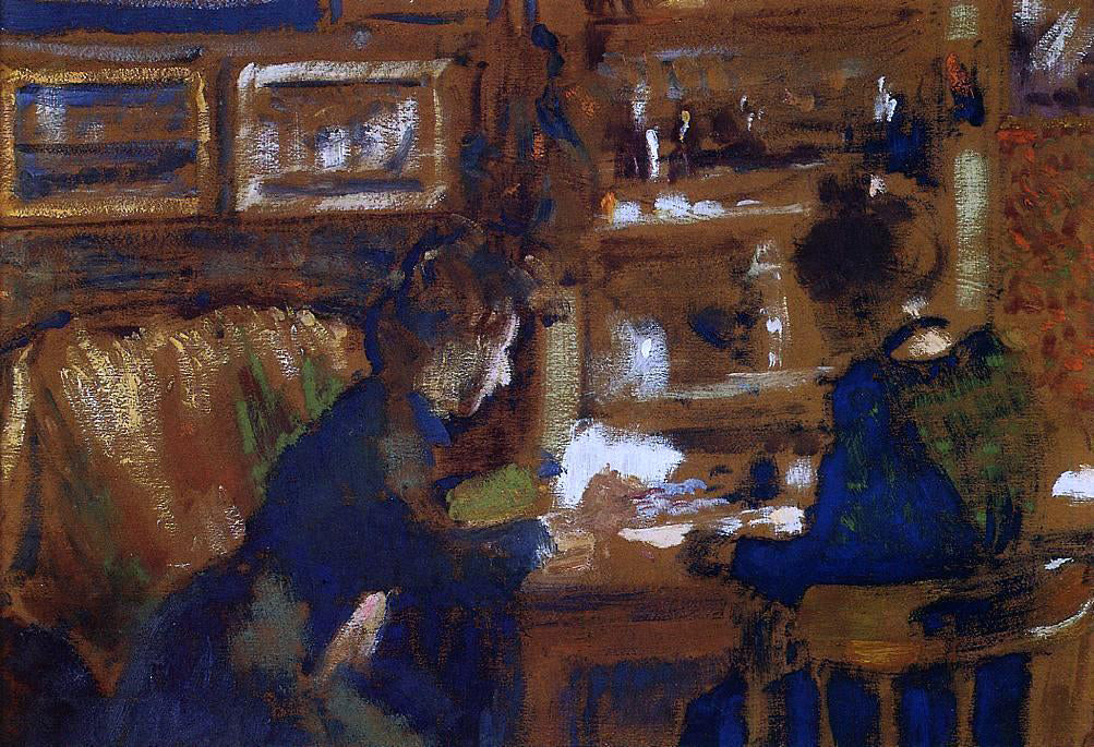 Georges Lemmen Two Women in an Interior - Canvas Print