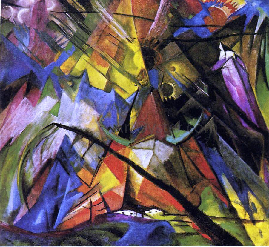 Franz Marc Tyrol - Canvas Print