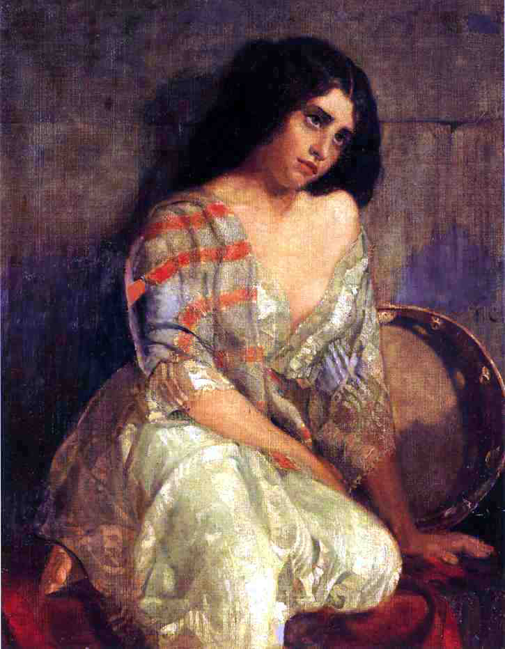 Thomas Couture Tzigane - Canvas Print