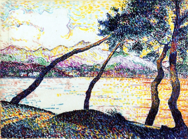 Hippolyte Petitjean Umbrella Pines, Sainte-Maxime - Canvas Print