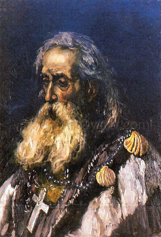 Antonio Munoz Degrain Un Peregrino - Canvas Print