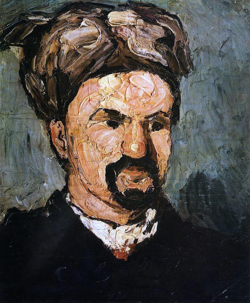 Paul Cezanne Uncle Dominique in a Turban - Canvas Print