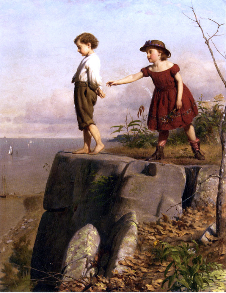 Seymour Joseph Guy Unconcious of Danger - Canvas Print