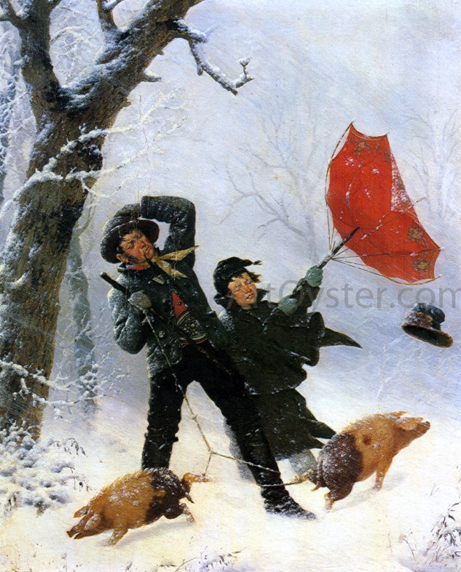 Carl Kronberger Under Adverse Conditions - Canvas Print