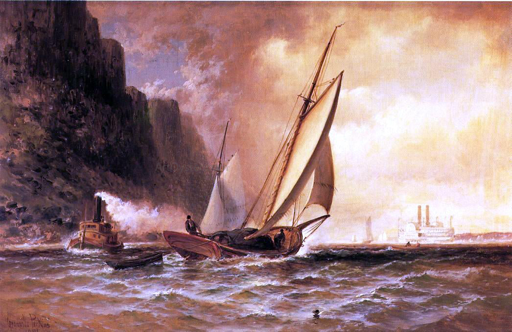 Granville Perkins Under the Palisades - Canvas Print