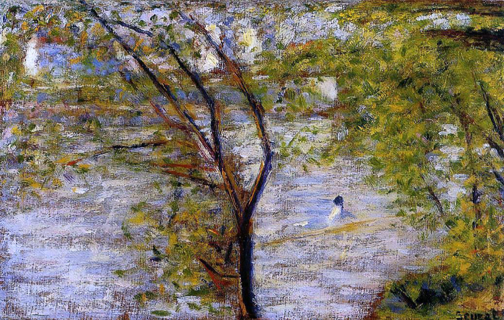 Georges Seurat Une Perissoire - Canvas Print