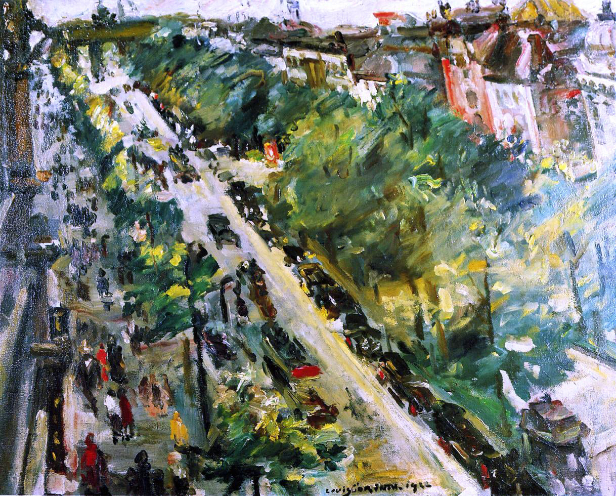 Lovis Corinth Unter den Linden, Berlin - Canvas Print