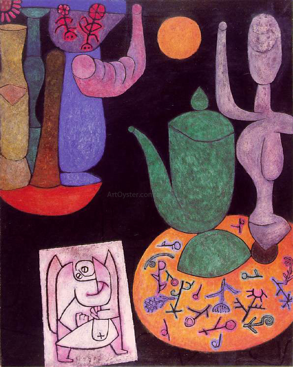 Paul Klee Untitled Still Life - Canvas Print