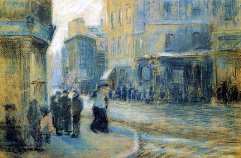 Arthur Clifton Goodwin Up Tremont Street - Canvas Print
