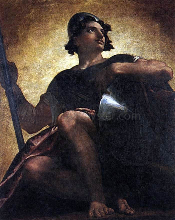Washington Allston Uriel Standing in the Sun - Canvas Print